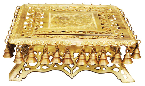 Brass Stool For God Idol Statue 10.76Kg